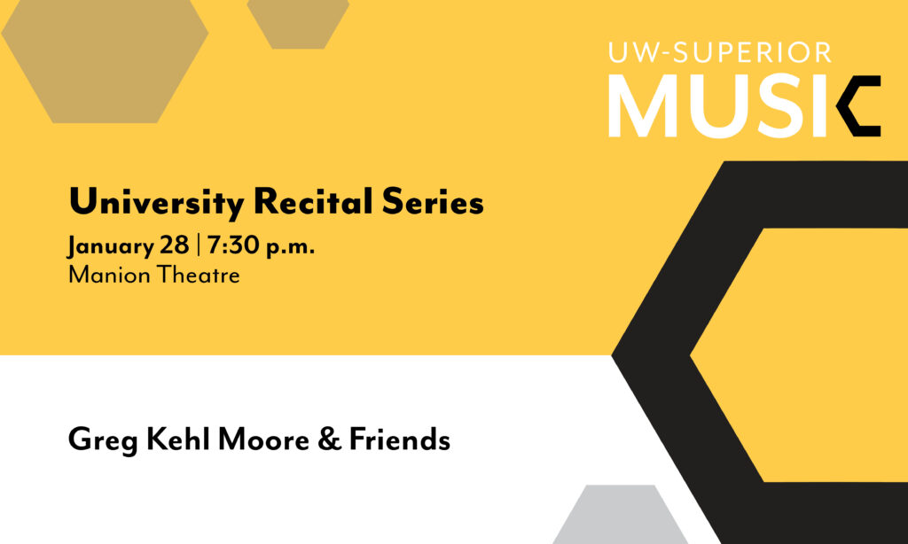 UW-Superior Music Department begins 2025 season with Greg Kehl Moore & Friends