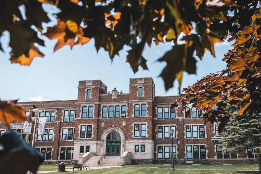 Old Main in the Fall