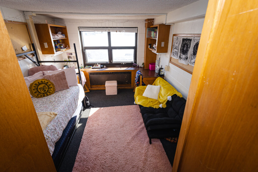 Dorm room interior