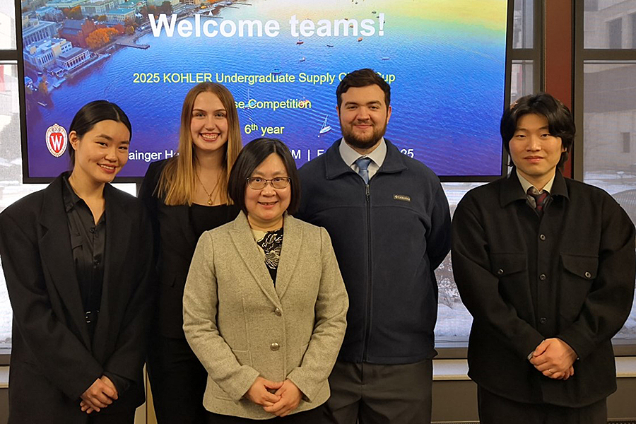 A team from the University of Wisconsin-Superior secured second place in the sixth Wisconsin Undergraduate Supply Chain Cup Case Competition.