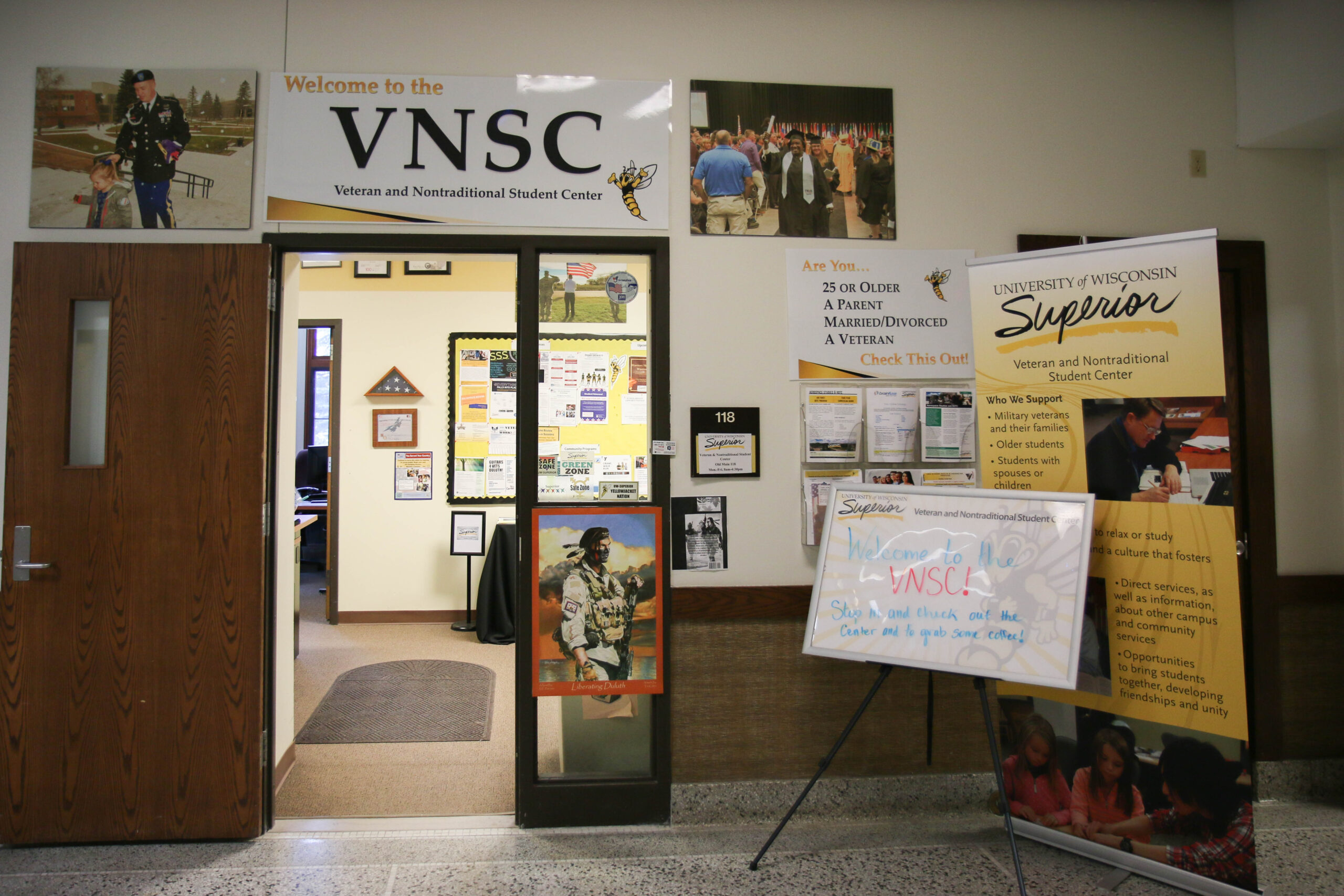 Veteran and Nontraditional Student Center exterior