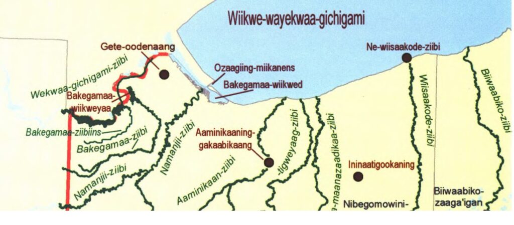 Map of Ojibwe placenames and perspectives featured at River Talks