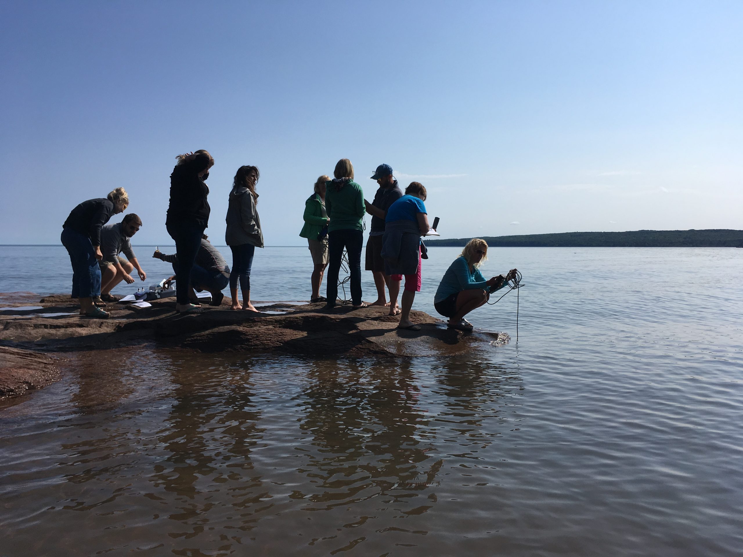 Students at Lake Superior