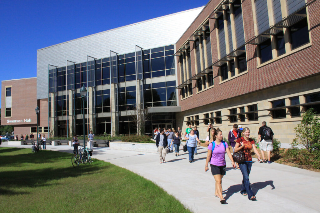 Exterior of Swenson Hall