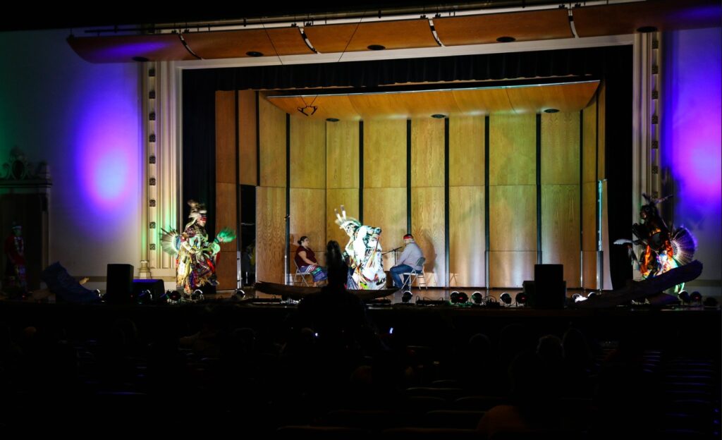 Interior of Thorpe Langley auditorium