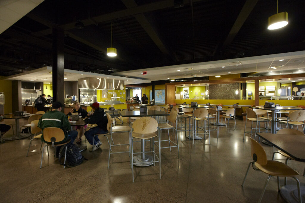 Dining hall interior